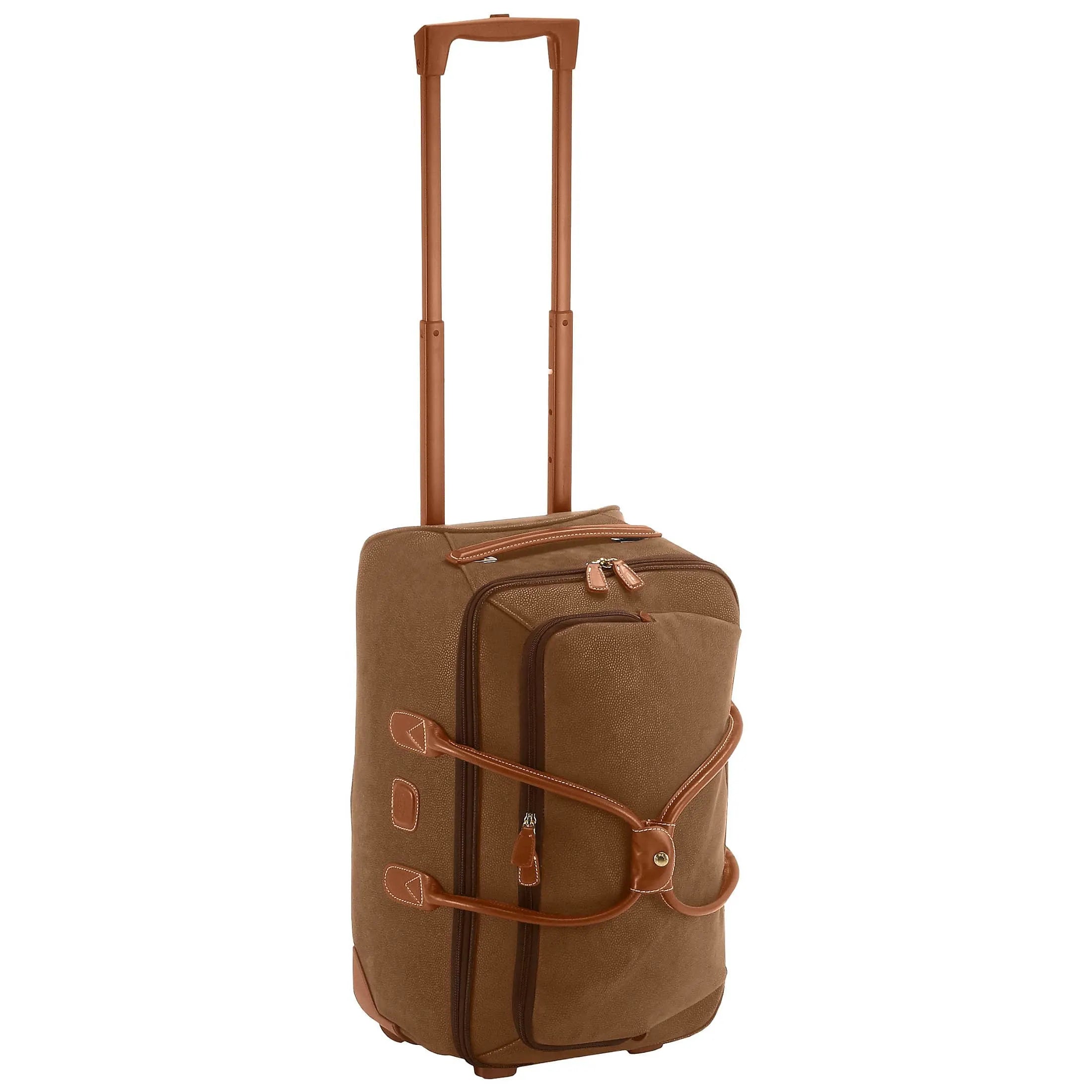 Brics Life travel bag on wheels 55 cm - camel