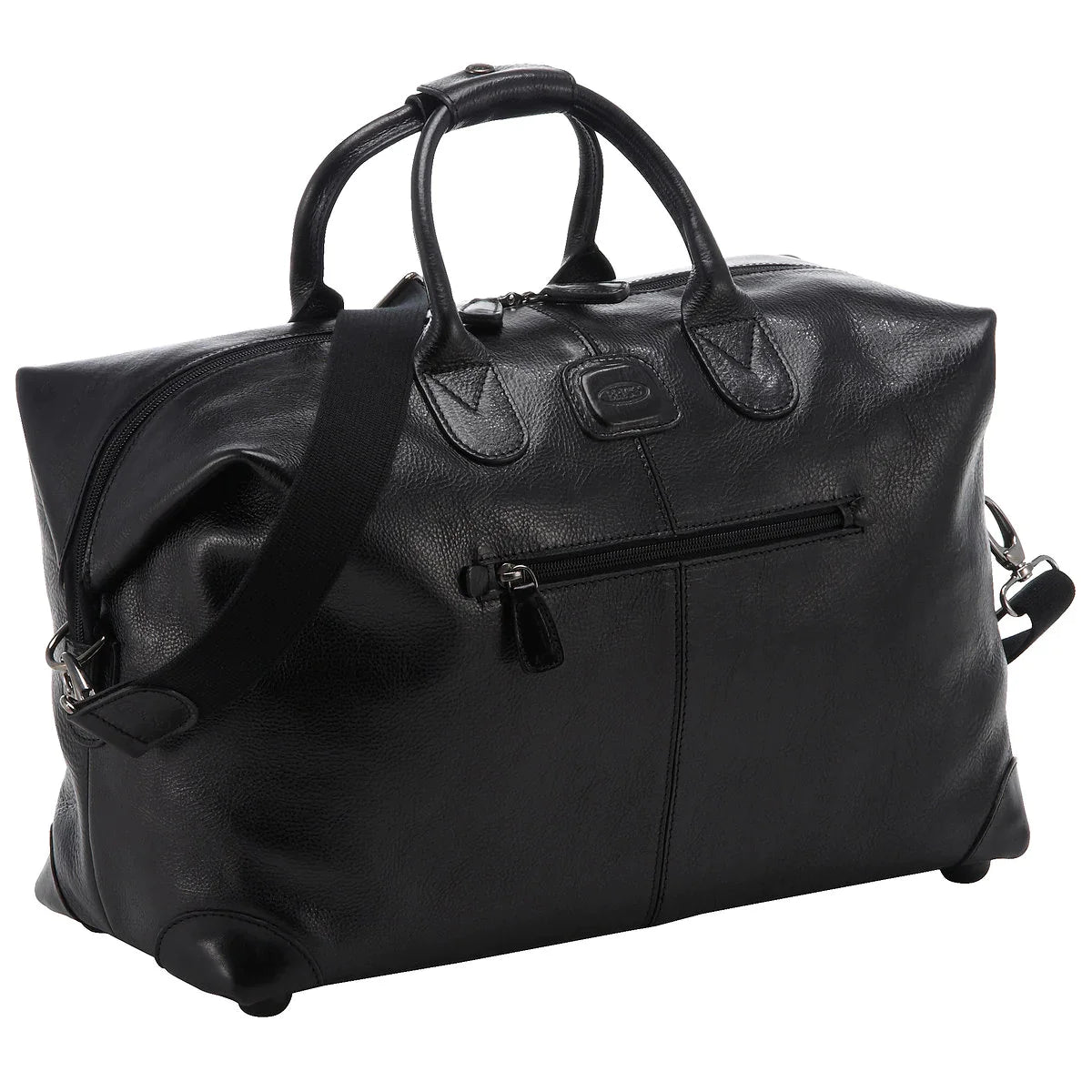 Brics Life Pelle leather travel bag 46 cm - black