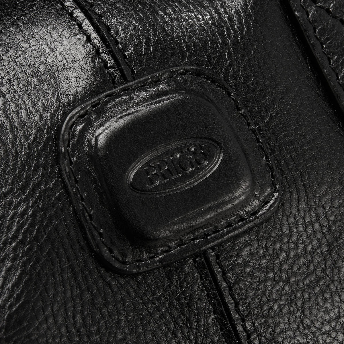 Brics Life Pelle Reisetasche aus Leder 46 cm - schwarz