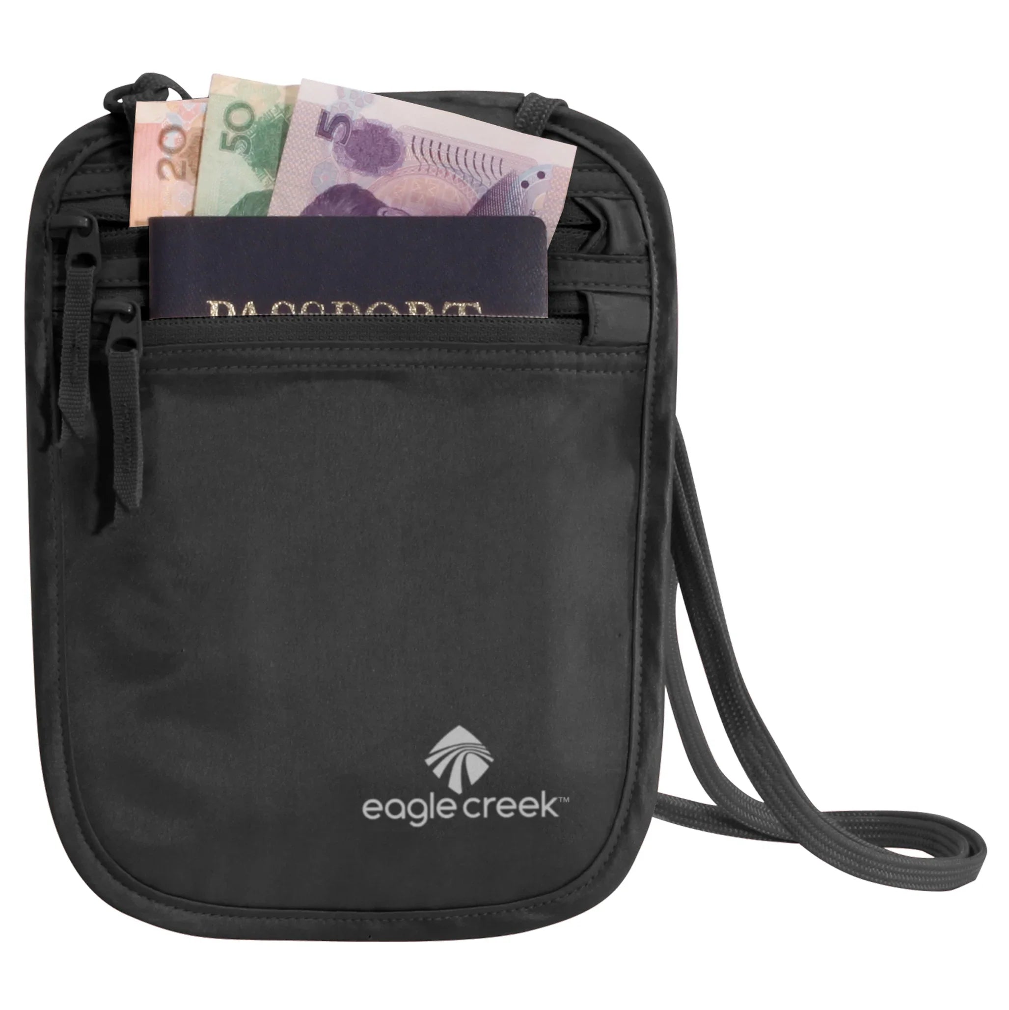 Eagle Creek Necessities Security Silk Undercover Neck Wallet 19 cm - black