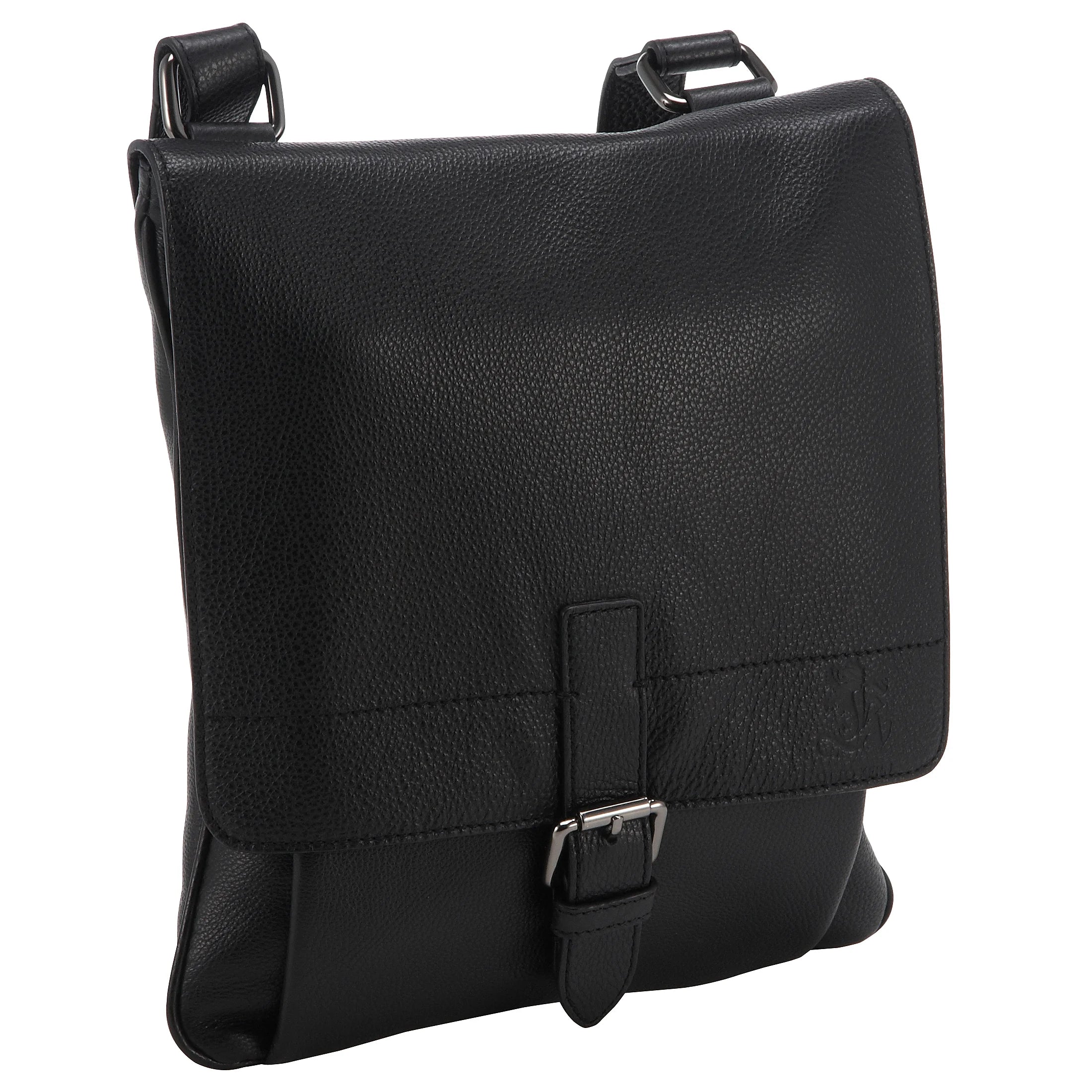 Otto Kern Romance leather shoulder bag 32 cm - black