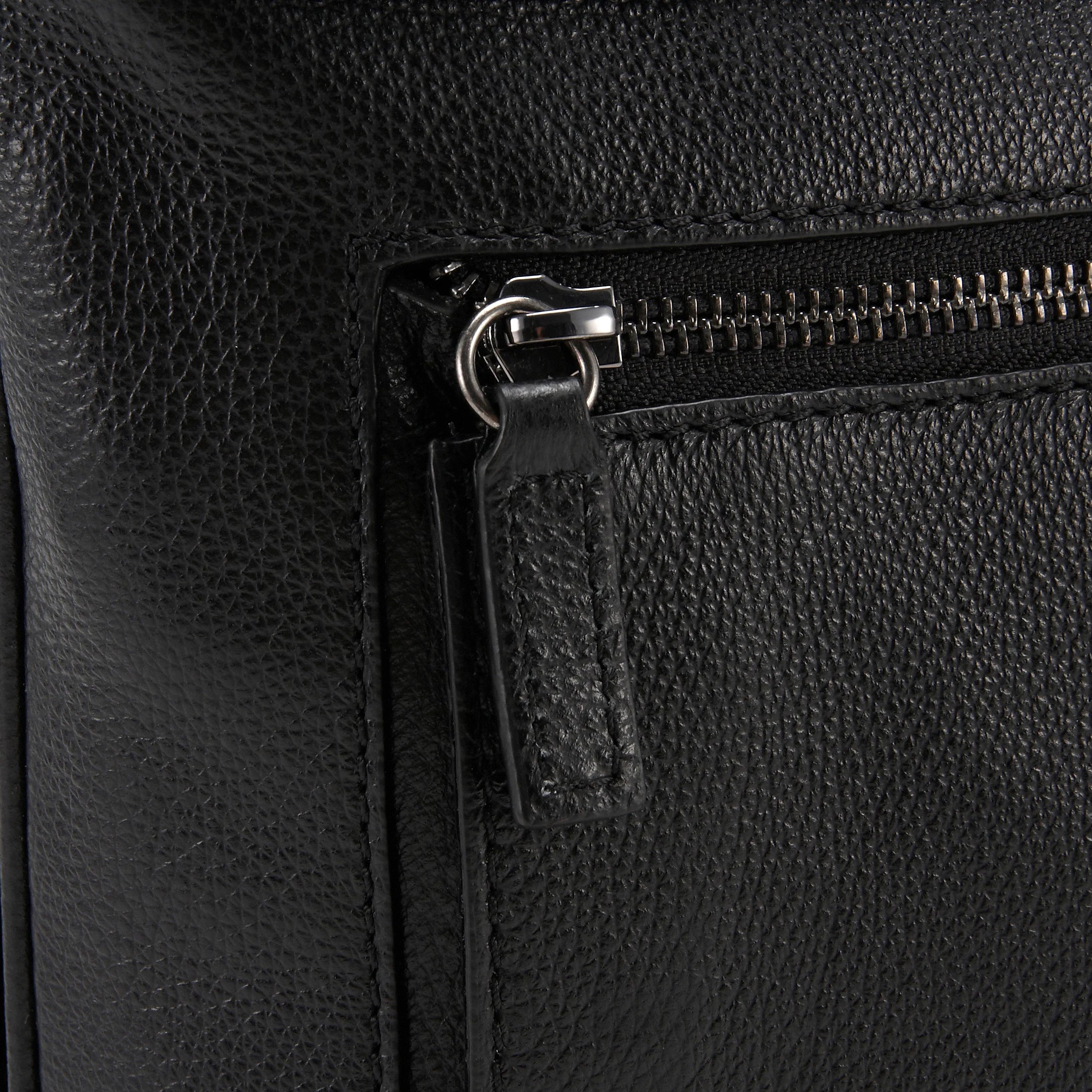 Otto Kern Romance leather shoulder bag 32 cm - dark brown