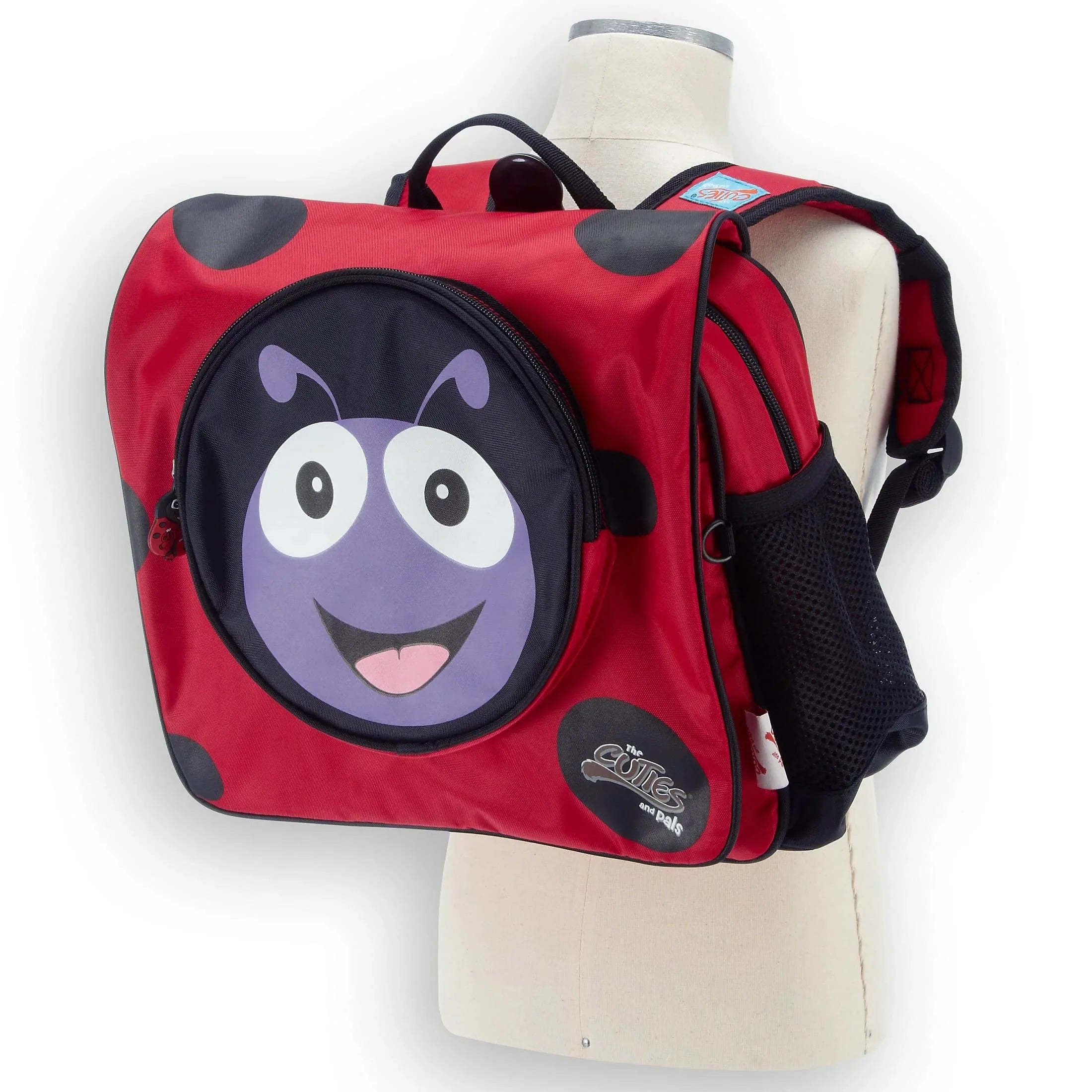 The Cuties and Pals Soft Cuties backpack 30 cm - ladybug