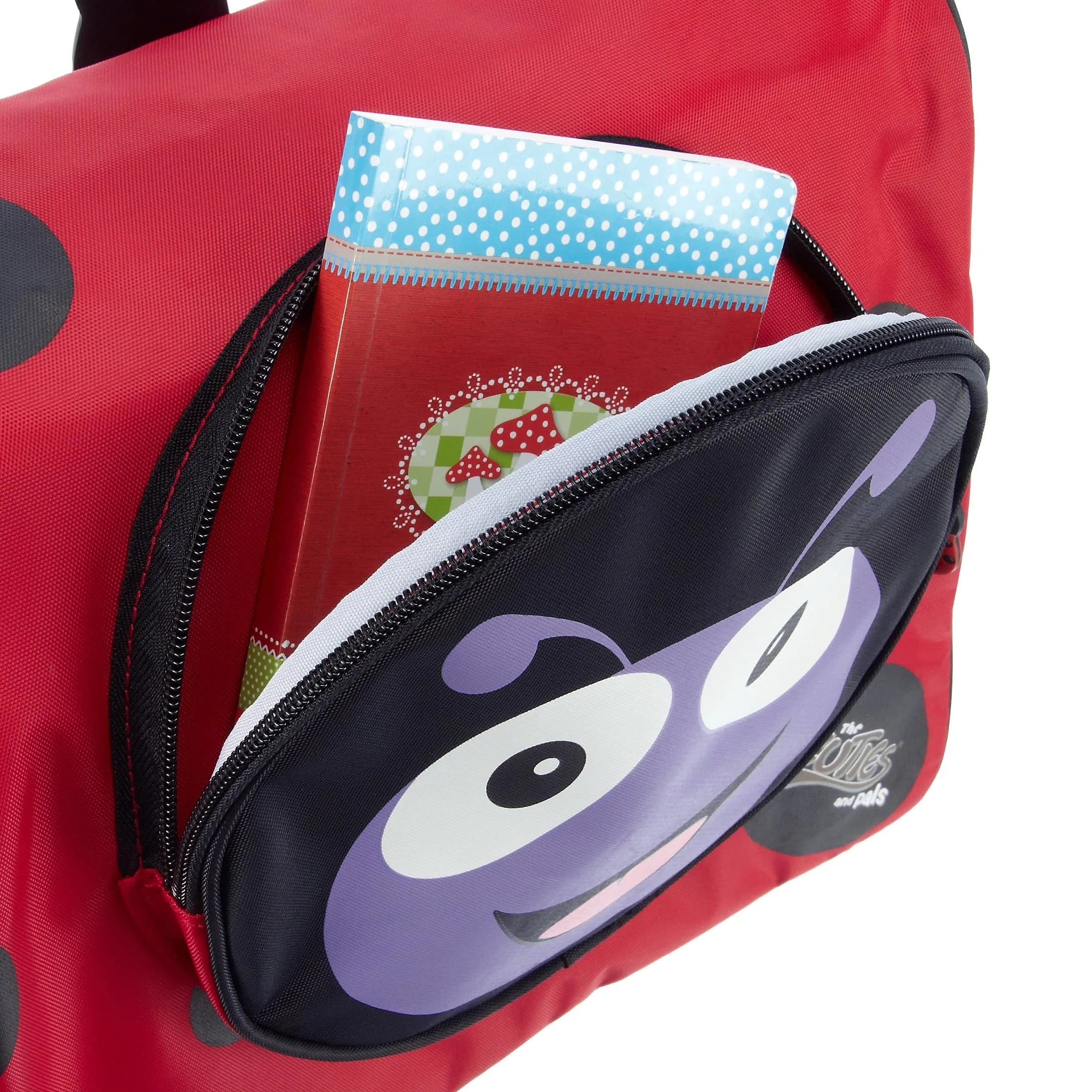 The Cuties and Pals Soft Cuties backpack 30 cm - ladybug