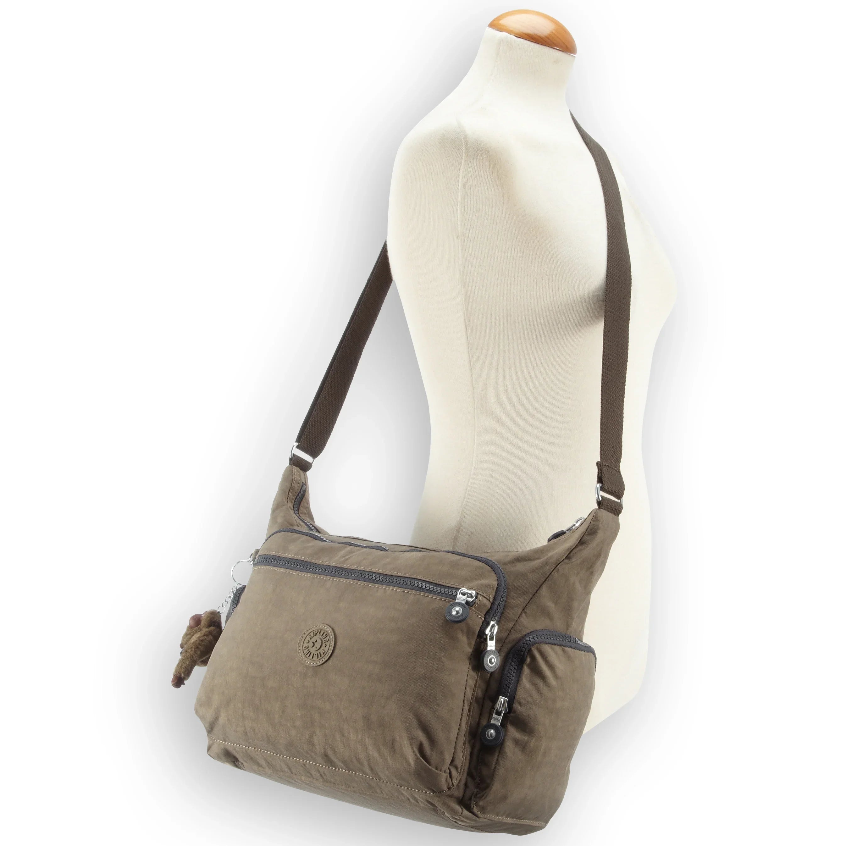 Kipling Basic Gabbie shoulder bag 35 cm - Black