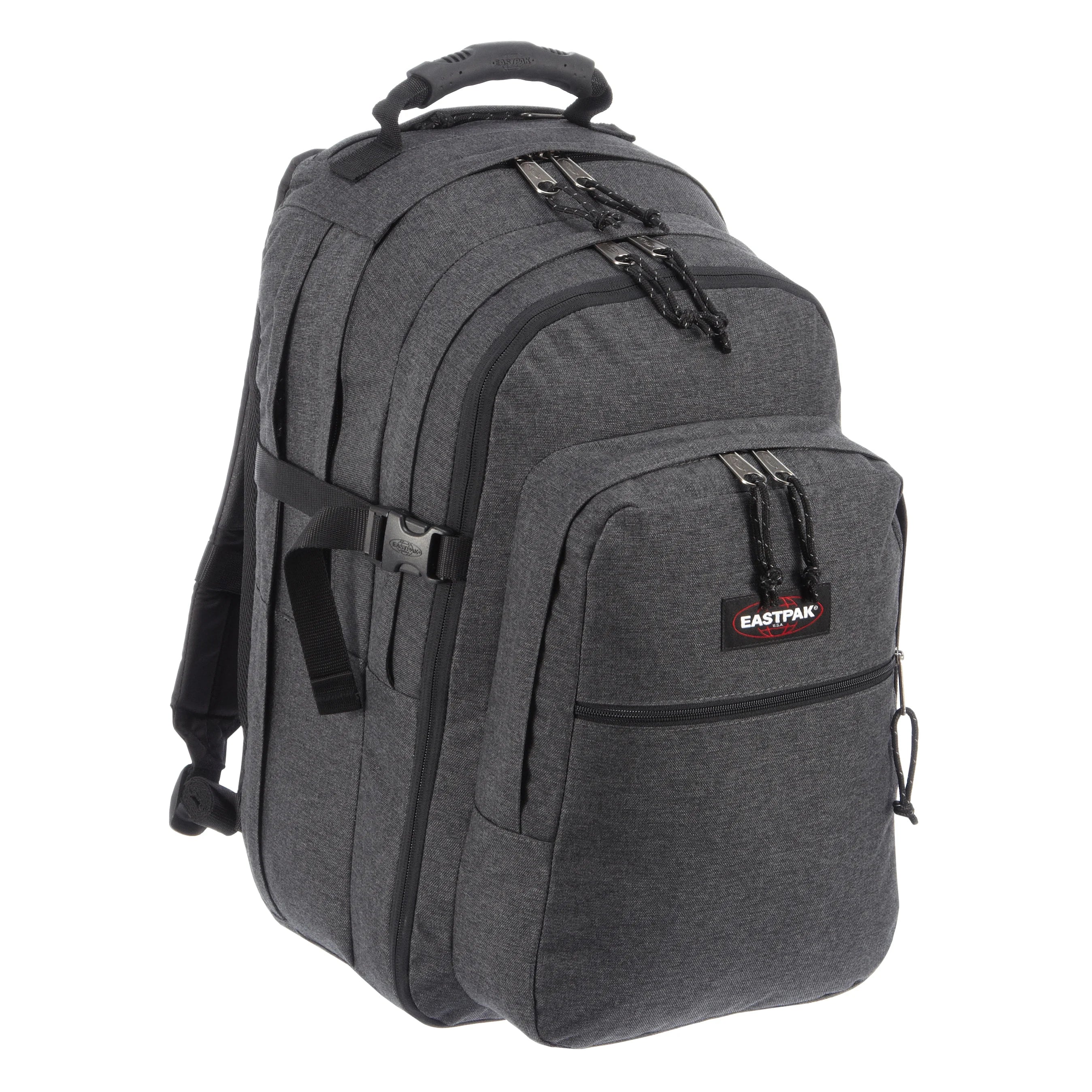 Eastpak Authentic Re-Check Tutor backpack with laptop compartment 48 cm - black denim