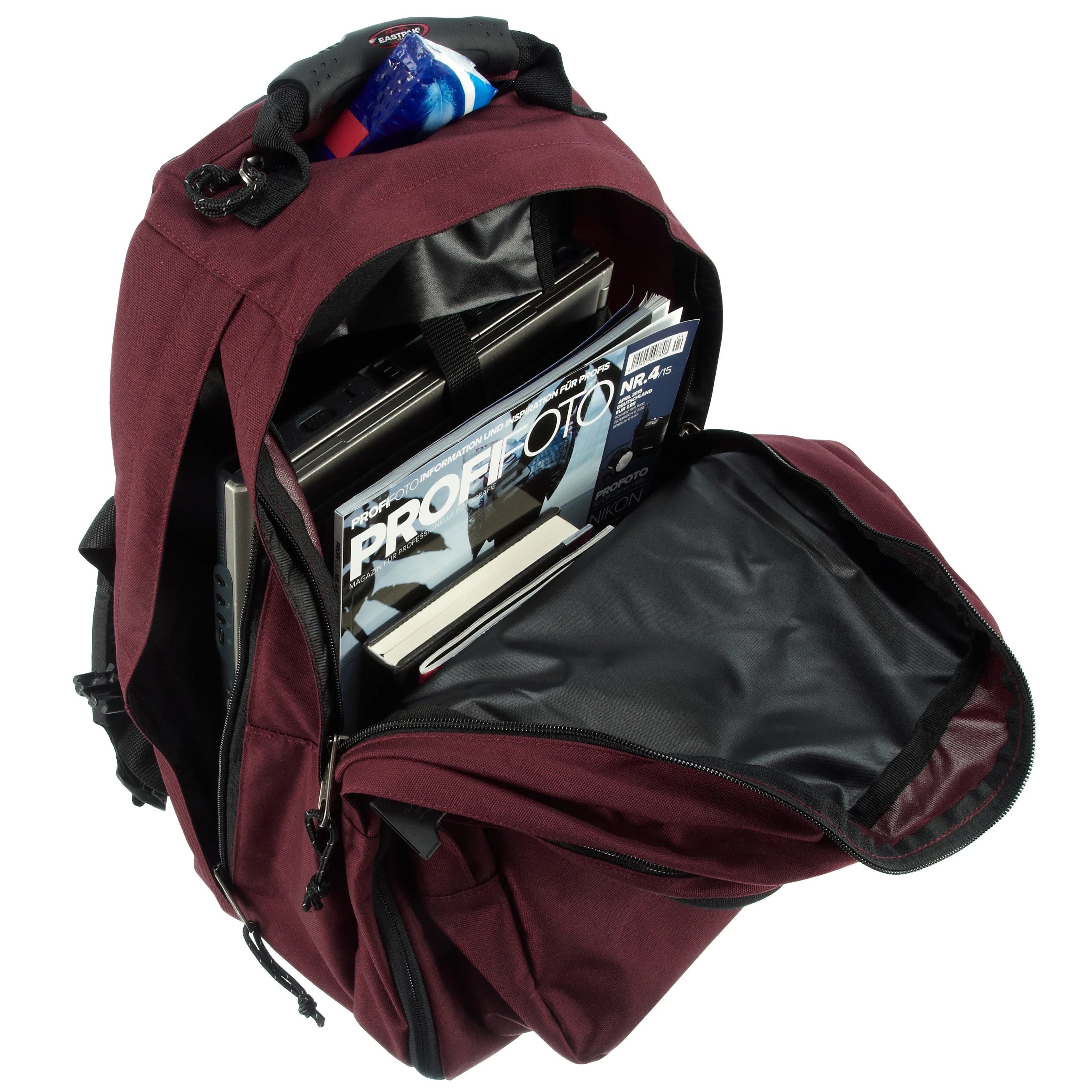 Eastpak Authentic Re-Check Tutor sac à dos avec compartiment ordinateur 48 cm - denim noir